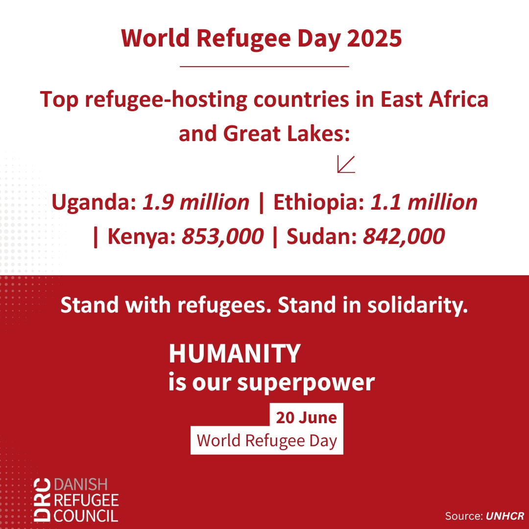DRC East Africa & Great Lakes (@drcea_gl) on Twitter photo Close to 6.2 million refugees and asylum-seekers are currently hosted across the East Africa and Great Lakes region. Every day, ongoing and emerging conflicts continue to force people to flee their homes in search of safety, dignity, and hope.
<a href="/drcEA_GL/">DRC East Africa & Great Lakes</a> is on the ground, Close to 6.2 million refugees and asylum-seekers are currently hosted across the East Africa and Great Lakes region. Every day, ongoing and emerging conflicts continue to force people to flee their homes in search of safety, dignity, and hope.
<a href="/drcEA_GL/">DRC East Africa & Great Lakes</a> is on the ground,