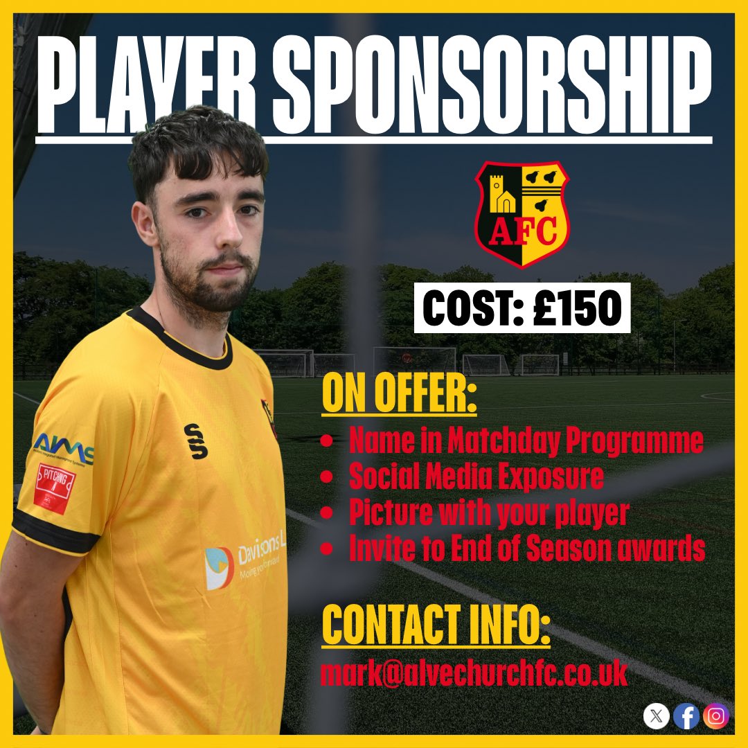 We’re still on the lookout for sponsors ahead of the 2025/2026 season for the following players… 📌 

- Dale Eve (GK)
- Ethan Sephton
- Jonathan Ngandu
- Tope Obadeyi
- Jessy Bavanganga 

If you’re a business and this interests you, please get in touch with us today! 📥