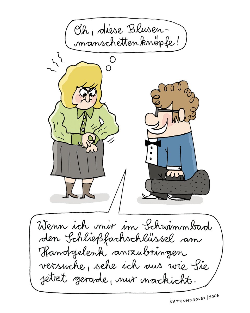 Oh, diese Blusenmanschettenknöpfe!