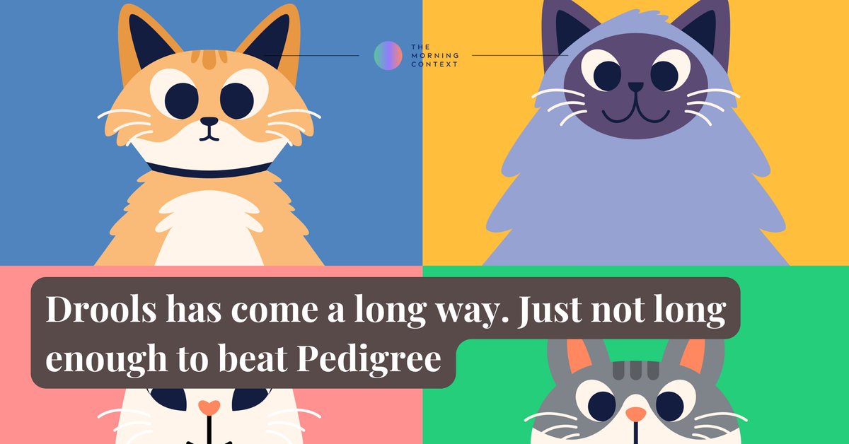 Drools is India's latest unicorn. But it's still chasing Pedigree in a tough market. This week in our State of the Unicorn series, we look at how the brand got here and whether it can stay ahead of the pack.
<a href="/MuskaanGupta_/">Muskaan Gupta</a> writes. 
themorningcontext.com/state-of-the-u…