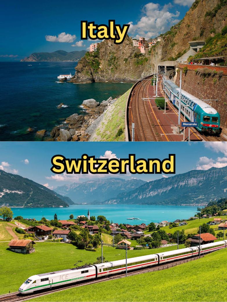 Italy  Or Switzerland 🏥🏔️🚧