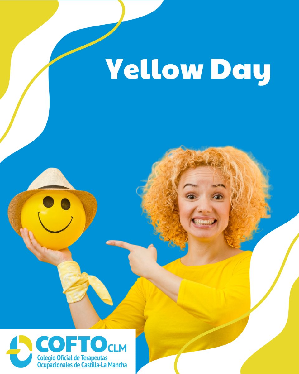 🌞 ¡Hoy celebramos el Yellow Day, el día más feliz del año! 🌞
En #COFTOCLM creemos en la importancia del bienestar y en contagiar alegría.
💛 Hoy es un buen día para sonreír, compartir felicidad y hacer que el mundo brille un poco más.