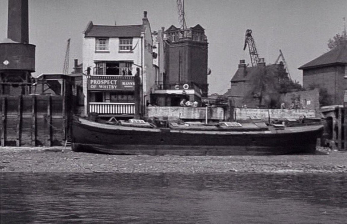 The Prospect of Whitby pub (a slightly unusual name in the East End as it’s miles from that view in Yorkshire) gained its slightly strange moniker after a coal carrying vessel of that name which always used to moor beside the pub - the-east-end.co.uk #eastend #pubs