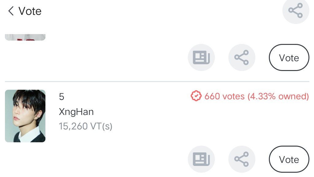 Seunghan Is Nominated in K-Pop male idol rookie vote for the first time . 

Let's make him win and get him first . We can use the reward to promote his solo debut. 

• 🗳️ App -  Fanplus ( abit.ly/myx4oi ) 
• Use the code - #20fe9b18 

The guide for the app is given