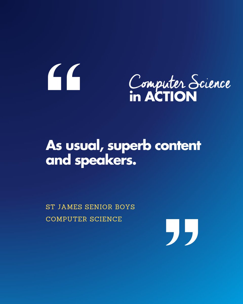 edu_in_action's tweet image. #FeedbackFriday 💬
Our A-Level Computer Science in Action days have been packed with code, creativity, and cutting-edge ideas!
#CompSciInAction #ALevelCompSci #TeacherVoices