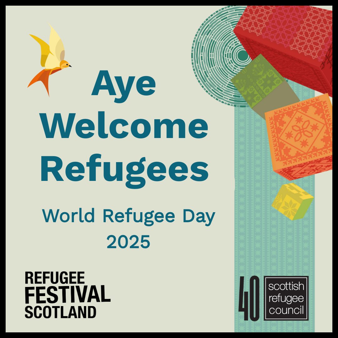 This #WorldRefugeeDay, we stand with people seeking safety – in Scotland &amp; around the world 🌍❤️

We’re committed to supporting refugees to recognise their strengths &amp; celebrate the positive contributions they make in communities.

Everyone deserves the chance to thrive.