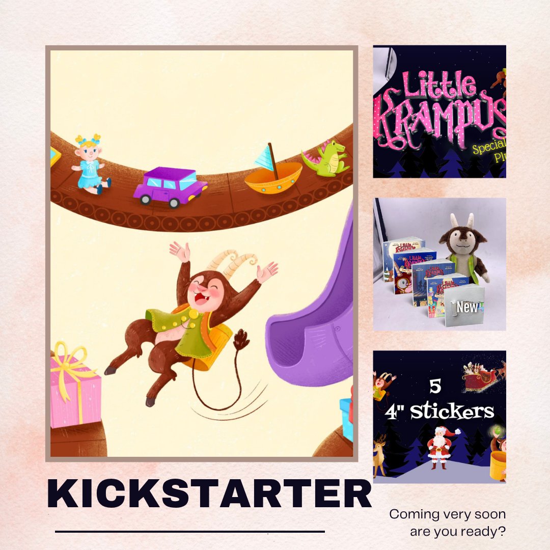 Kickstarter! Bring Little Krampus to Life
A Plushie Kickstarter for a Hug-worthy mischief from the magical world of Little Krampus by @Killian_Wolf_Author #KillianWolf #plushie #dsbookpromotions
kickstarter.com/projects/littl…