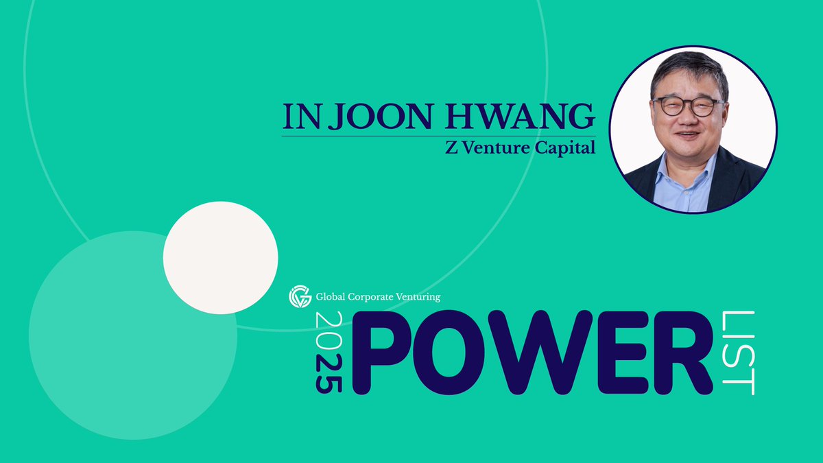 Global Corporate Venturingが発表する「Powerlist 2025」にて、世界を代表するコーポレートベンチャーキャピタルのリーダー100人に、ZVCのIn Joon Hwang CEOが選ばれました。

発表の詳細はこちら（GCV reportersより）
globalventuring.com/corporate/awar…