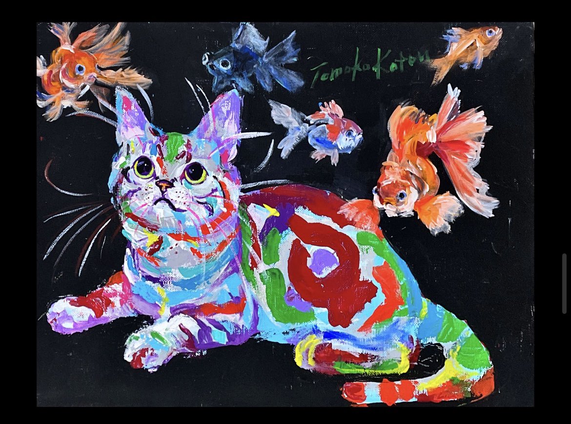 加藤智子　絵描き tweet media