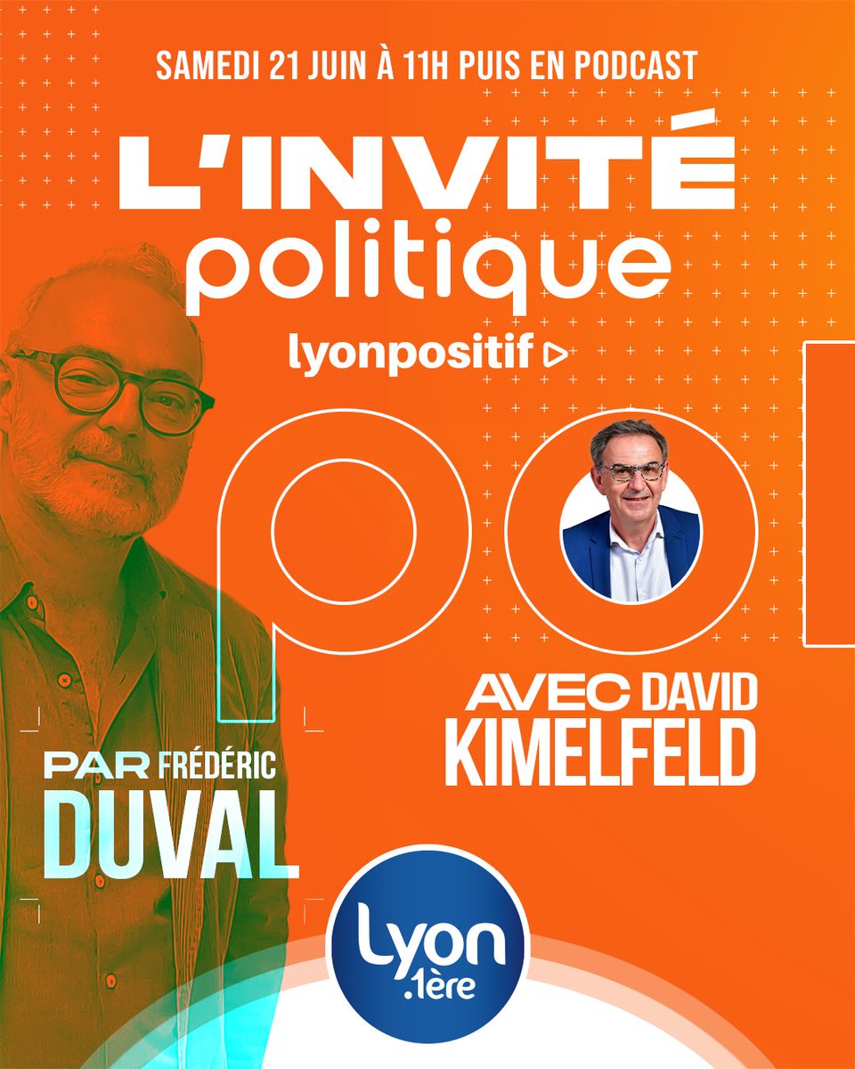 Lyon 1ère (@lyonpremiere) on Twitter photo 🔴🎙️David Kimelfeld est notre invité ce samedi 21 juin de 11h à 12h
#lyon <a href="/DavidKimelfeld/">David Kimelfeld</a> 🔴🎙️David Kimelfeld est notre invité ce samedi 21 juin de 11h à 12h
#lyon <a href="/DavidKimelfeld/">David Kimelfeld</a>