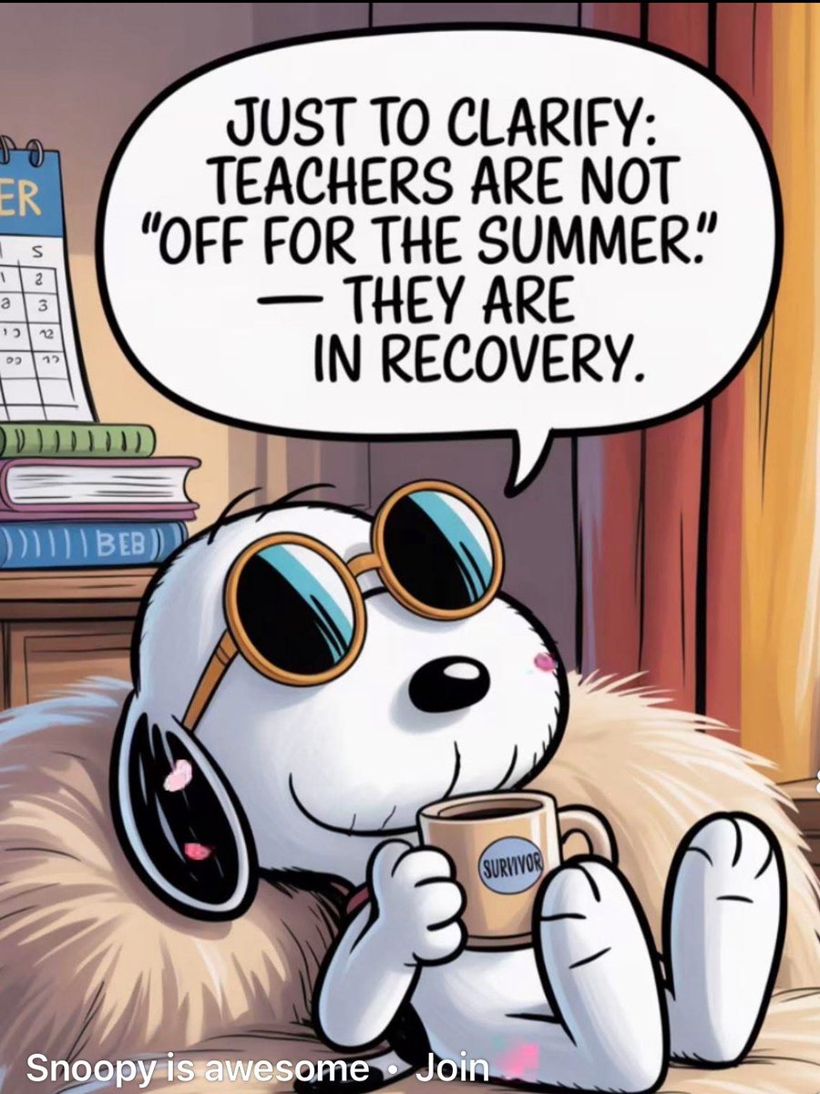 Sandy Tolbert (@sandytolbert9) on Twitter photo If you are an educator and you get some time to rest during the summer, just try your best to recharge. Save your voice. Sleep in. Go to the bathroom when we you want. You’ve got this! <a href="/WeAreTeachers/">We Are Teachers</a> If you are an educator and you get some time to rest during the summer, just try your best to recharge. Save your voice. Sleep in. Go to the bathroom when we you want. You’ve got this! <a href="/WeAreTeachers/">We Are Teachers</a>