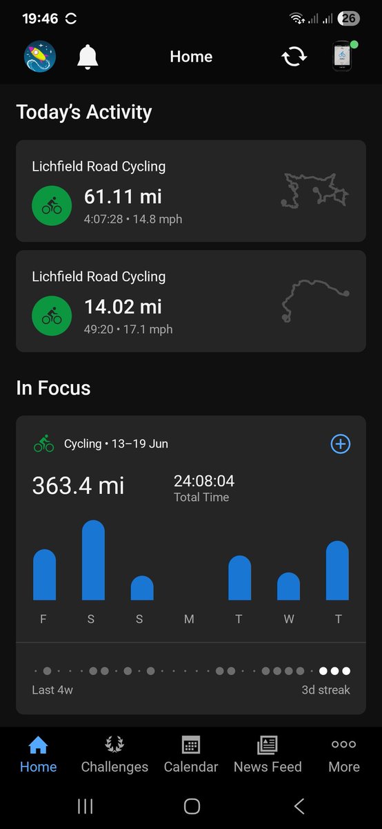 Over 300 miles on the bike, where I need to be in terms of practice for the Pedal to Paris. Bike past 7000 miles. I am not where I want to be in terms of fundraising so please follow the link here to donate and gift aid in aid of The Royal Britsh Legion. royalbritishlegion.enthuse.com/pf/Andy-Ansell…