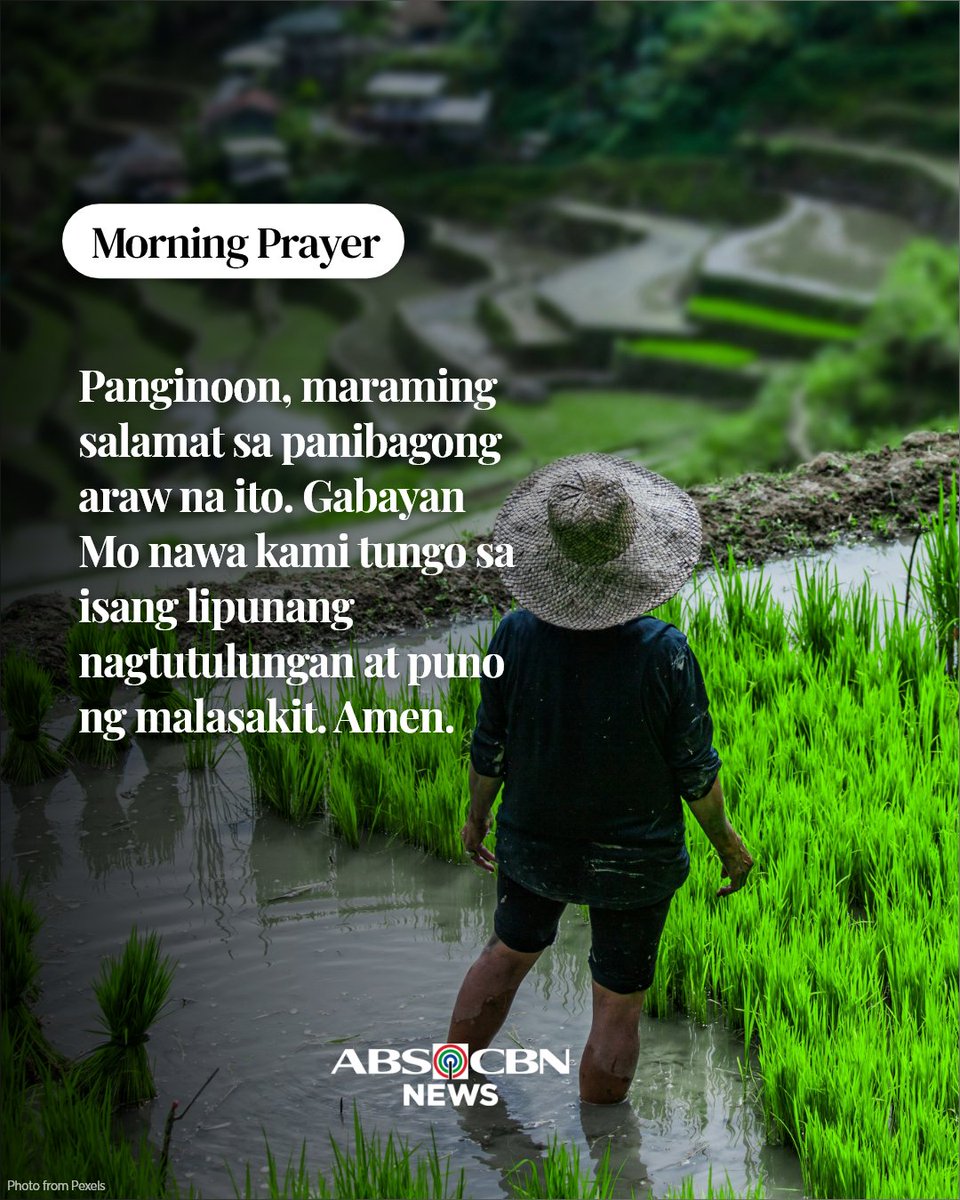 ABSCBNNews's tweet photo. Gabayan Mo po kami. 🙏 https://t.co/aDTvCS8G4m