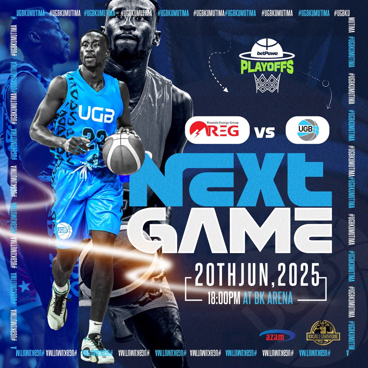 IT’S GAME DAY!

Playoff fire ignites tonight as UGB 🔵 takes on REG 🔴 at BK Arena – 18:00 sharp.

#ugbkumutima