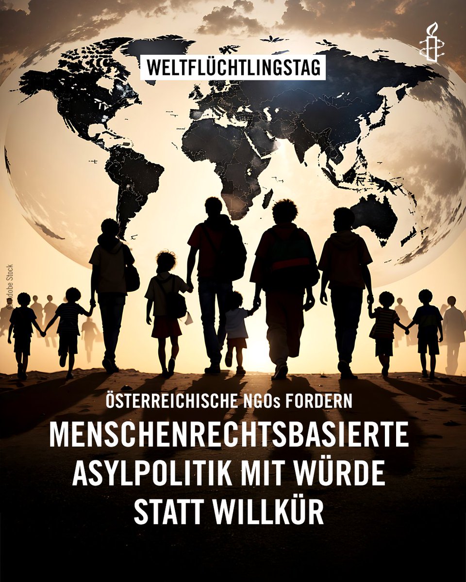 Gemeinsam verurteilen wir, die unterzeichnenden NGOs, anlässlich #Weltflüchtlingstag die fortgesetzte Aushöhlung d Asylrechts #Österreich: bit.ly/4jYBzyO

Wir appellieren an Bundesregierung, sich v einer Politik zu verabschieden, in der #Menschenrechte missachtet werden.