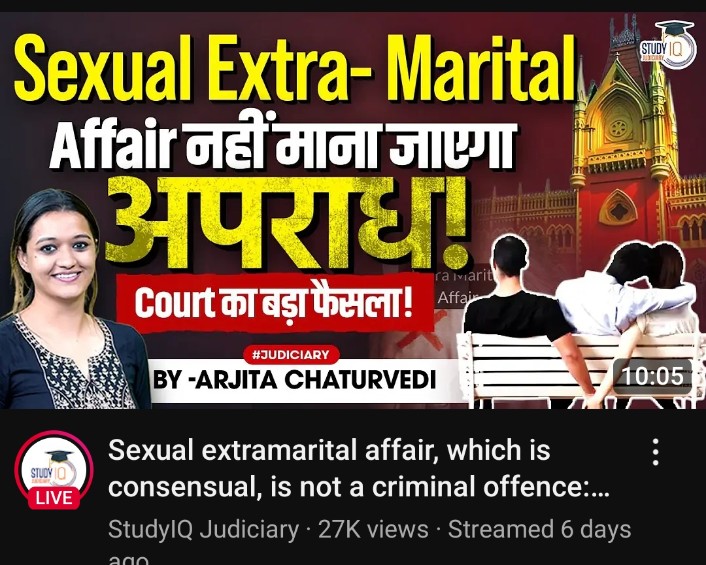 They're teaching this to the youth online in the name of current affairs.
It's not stopping at all
#Adultery