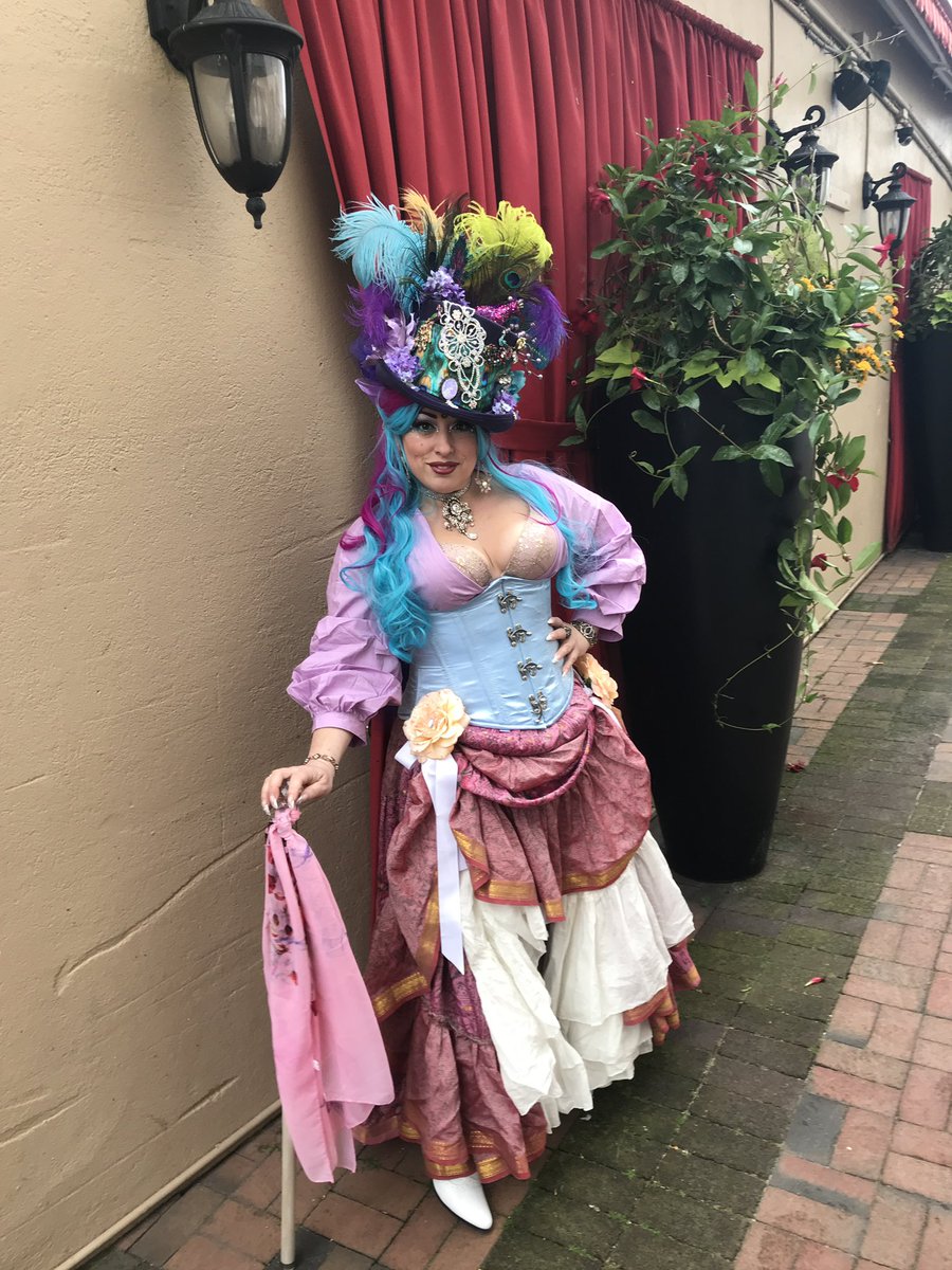 Grendel13 🇺🇸🏴☠️ (@captgraybeard13) on Twitter photo Fun fact about <a href="/mad_harlot/">The Mad Harlot</a> makes her own custom top hats and has manly of them lining her shelves. Often, she makes the dress and hat to match. Personal note. One day, I would love to have a more masculine top hat made by her. Fun fact about <a href="/mad_harlot/">The Mad Harlot</a> makes her own custom top hats and has manly of them lining her shelves. Often, she makes the dress and hat to match. Personal note. One day, I would love to have a more masculine top hat made by her.