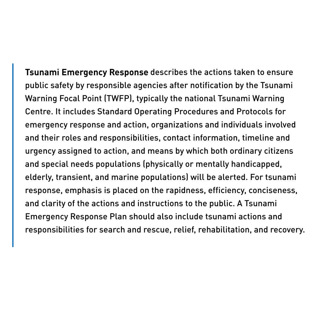 🌊 Tsunami Glossary Unlocked: Tsunami Emergency Response (TER)

📘More tsunami terms and insights: ibit.ly/z8GOW