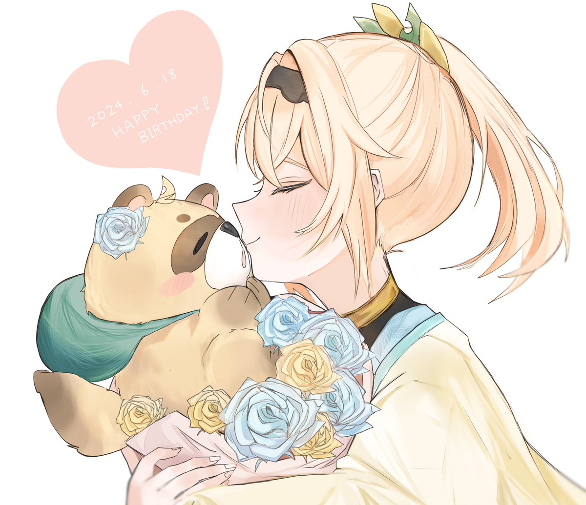 micomanewsub's tweet image. 去年のと構図がほぼ同じだったため成長をみる……色塗り上手になったかも❣️