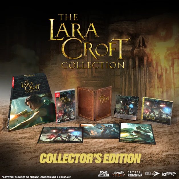 nicolasfrcts's tweet image. 🚨 The Collector's Edition of The Lara Croft Collection for Nintendo Switch is back in stock on the Tomb Raider Gear Store ($90+shipping) : gear.tombraider.com/products/the-l…