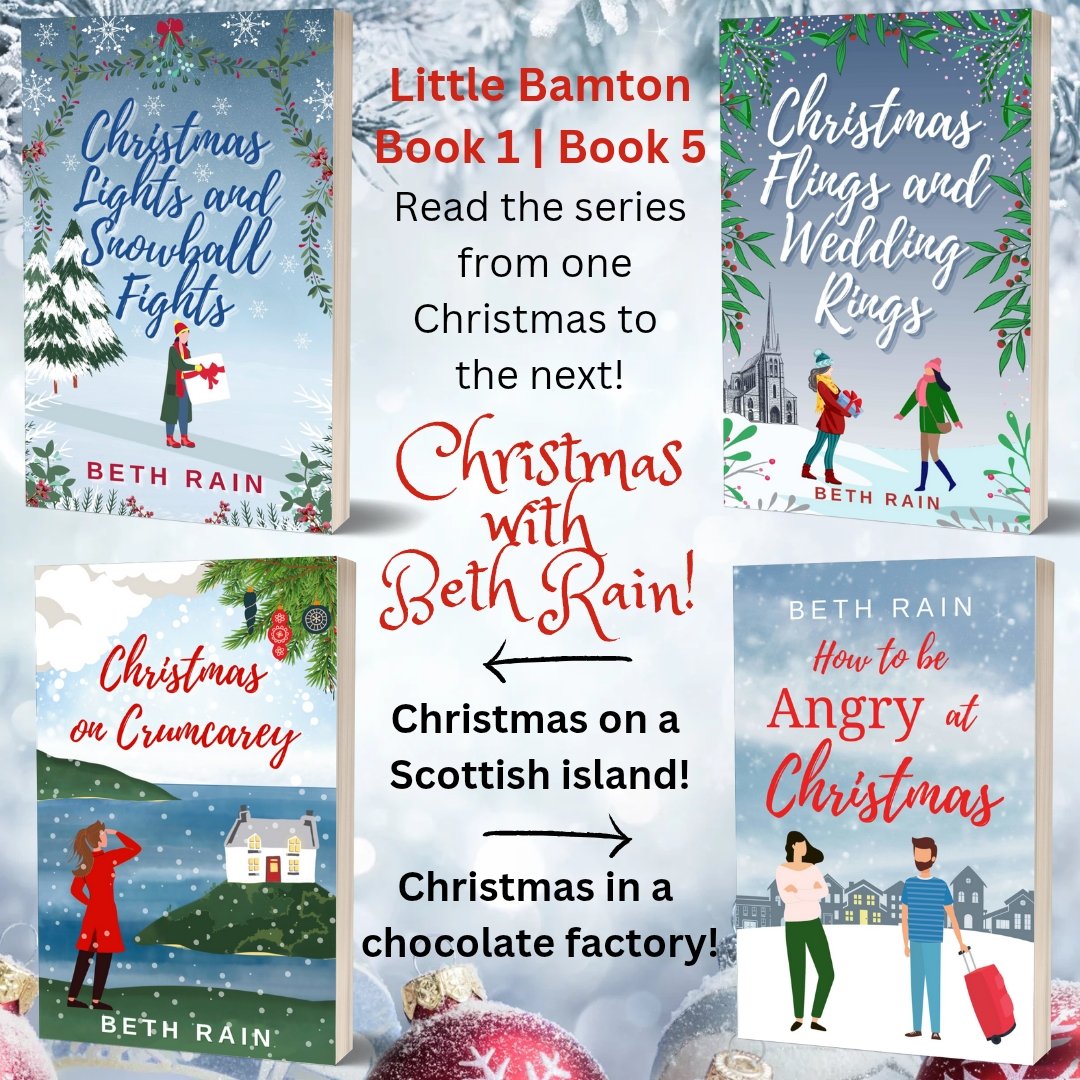Need to cool off? ❄️
I can help with that! 📚🥶
Snow, snuggles and sleighbells at the ready ❄️😍

#Heatwave #ChristmasRomance #snowday
 amazon.co.uk/stores/Beth-Ra…