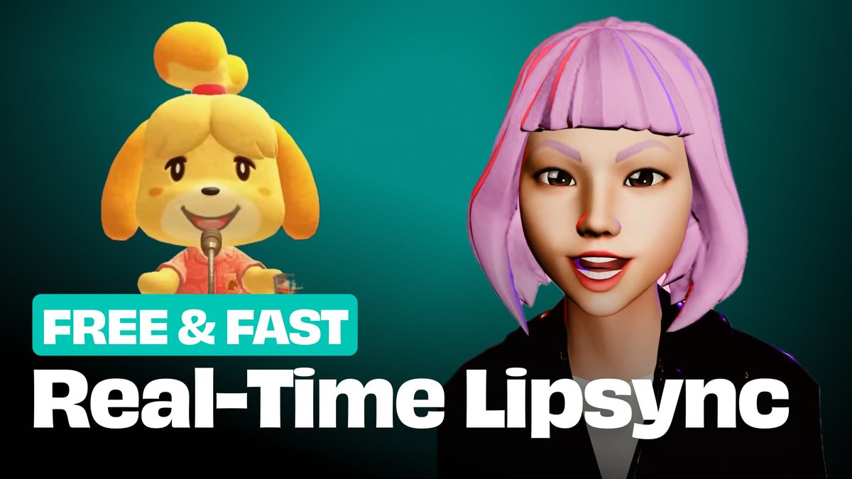 The real-time js/ts lipsync library is now live! 🚀

To discover why I built it, how it works, and how to use it, watch my dedicated video: youtu.be/GXU1amqvJF8

Or jump directly to the GitHub repository to start building your next AI chatbot:
github.com/wass08/wawa-li…