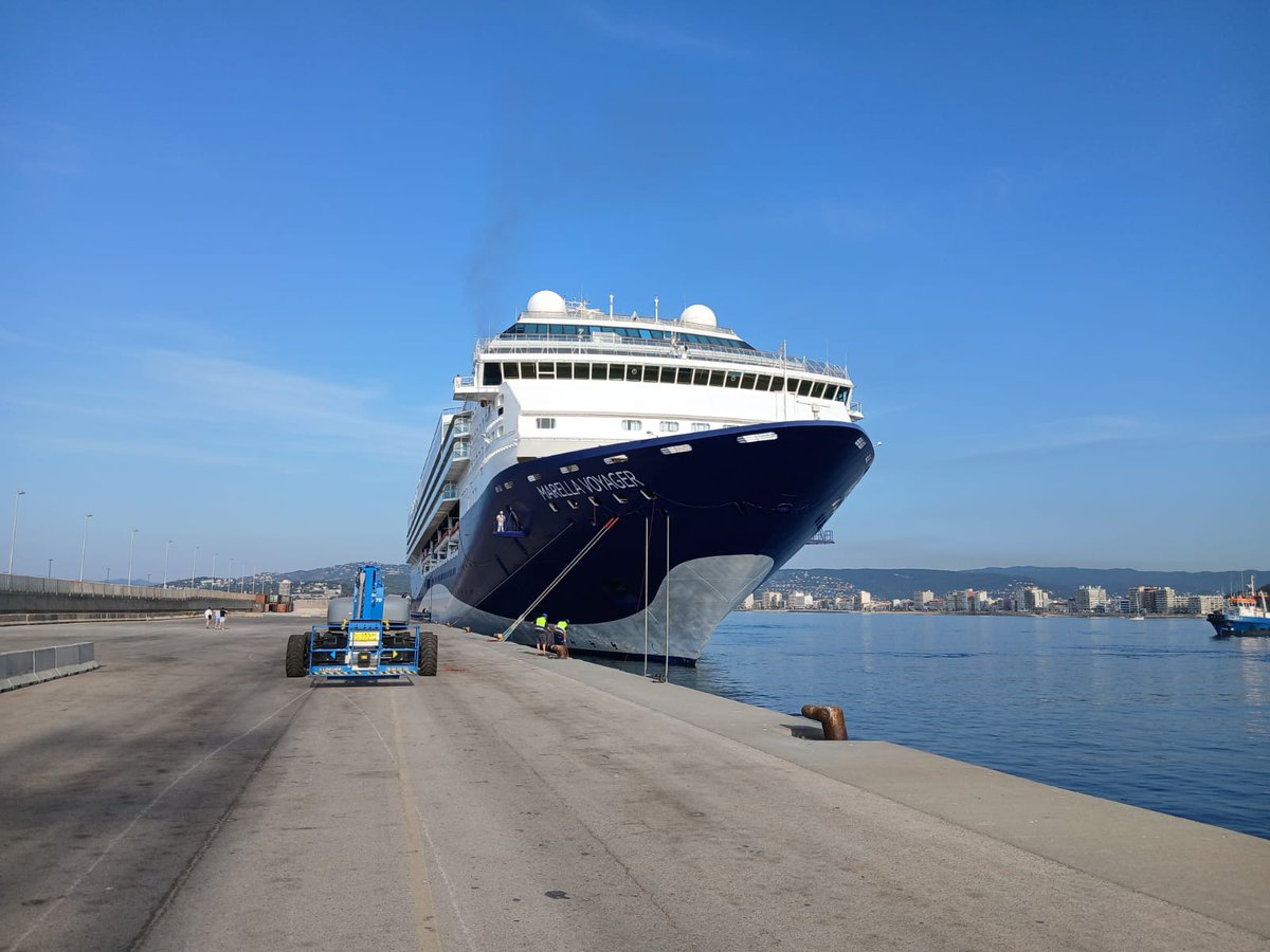 El port de #Palamós clou la setmana amb el creuer #MarellaVoyager que porta passatgers del Regne Unit disposats a gaudir de la vila i la destinació turística. #PortsGeneralitat #costabravacruiseports #inCostaBrava