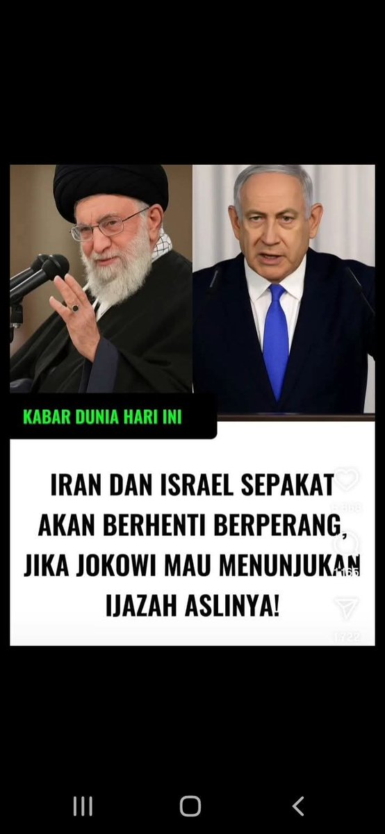 Kalau saya sih tunjukan aja ijazah biar ga gaduh di tuduh ijazah palsu terus pak