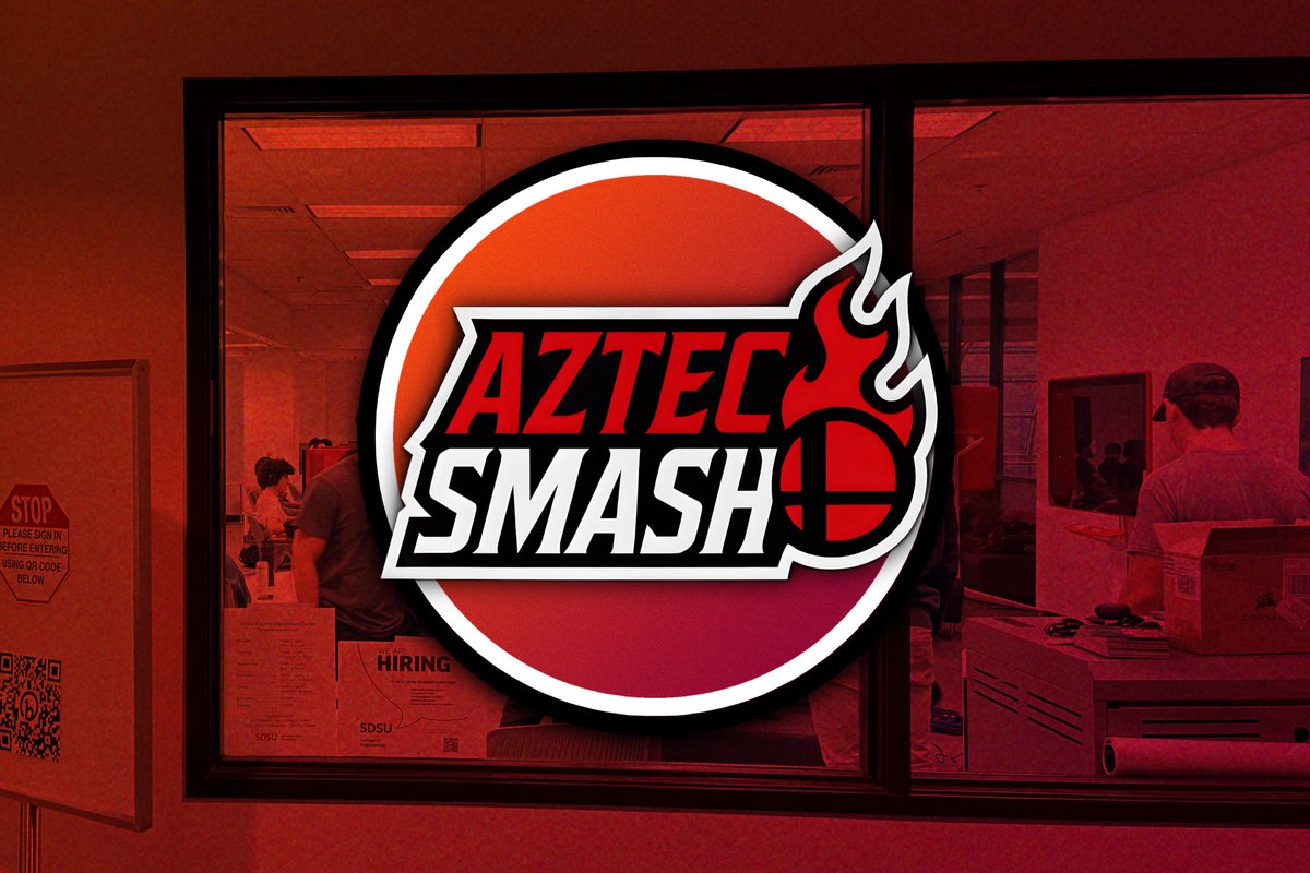 It's time. San Diego Smash, it's time to bust out your controllers again! Aztec Smash #0 is taking place on June 26th at 12:30pm @ the SDSU Esports Engagement Center! 🕹️

$5 registration
12 player cap

We hope to see you there &gt;:)

start.gg/tournament/azt…