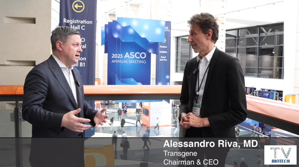 <a href="/ASCO/">ASCO</a> 2025: @Brad Loncar interviewed @Alessandro Riva, Chairman and CEO of @Transgene.
@transgene is proud to share this really great interview broadcasted on <a href="/BiotechTV/">BiotechTV</a>.
Full interview 🎤  shorturl.at/iudPf