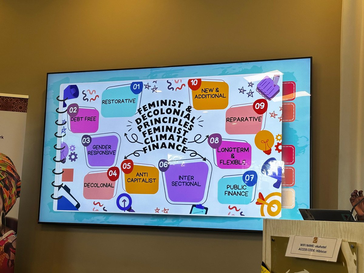 We’re in the final stretch of the Africa Feminist Academy for #ClimateJustice! It’s been 4⃣ days of an incredible journey of learning, unlearning, and unpacking the systemic barriers to #FeministClimateJustice.

Powerful conversations on Reparative Justice &amp; #ClimateFinance for a