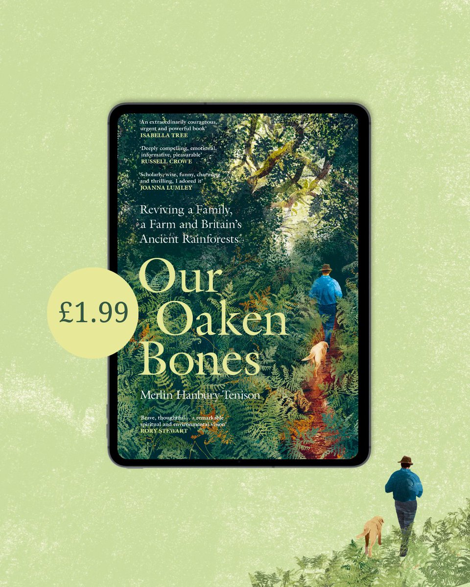 Kindle Daily Deal - today only - Friday 20th June 🌿📚

‘Our Oaken Bones’ by Merlin Hanbury-Tenison is only £1.99 on Kindle. 

Read now for an honest and intimate true story about renewal, the astonishing healing power of nature.

shorturl.at/ABTju

#NatureWriting