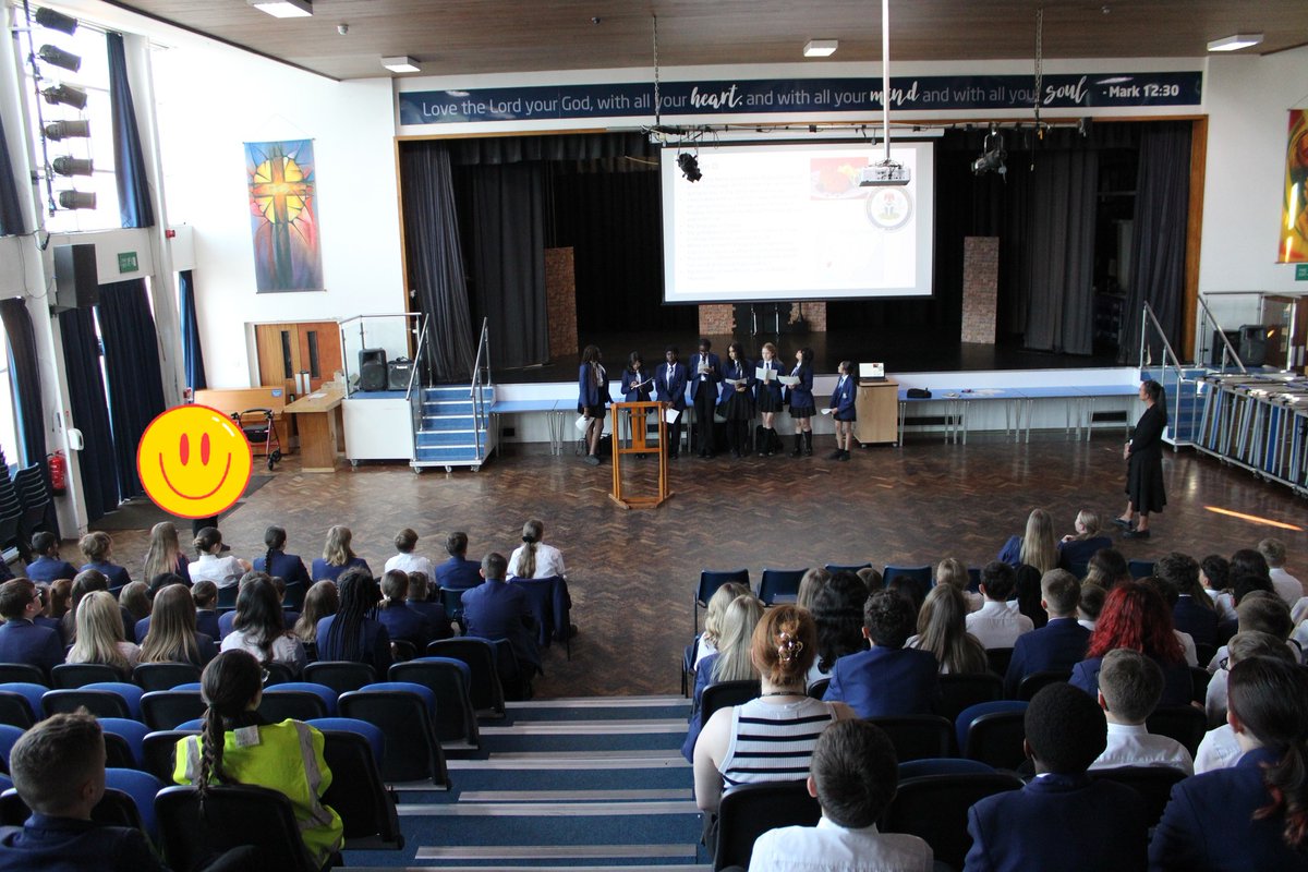Well done to all the pupils who presented a 'One World' assembly this morning to year 8.