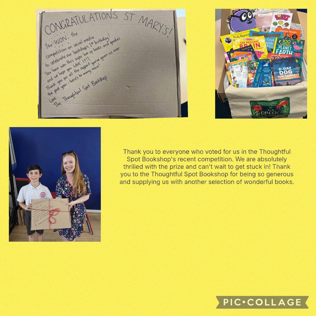 StMarysHalifax's tweet image. #readingisfun #competition #ThankYou #stmarys #community #thoughtfulspotbookshop @BPS_Trust