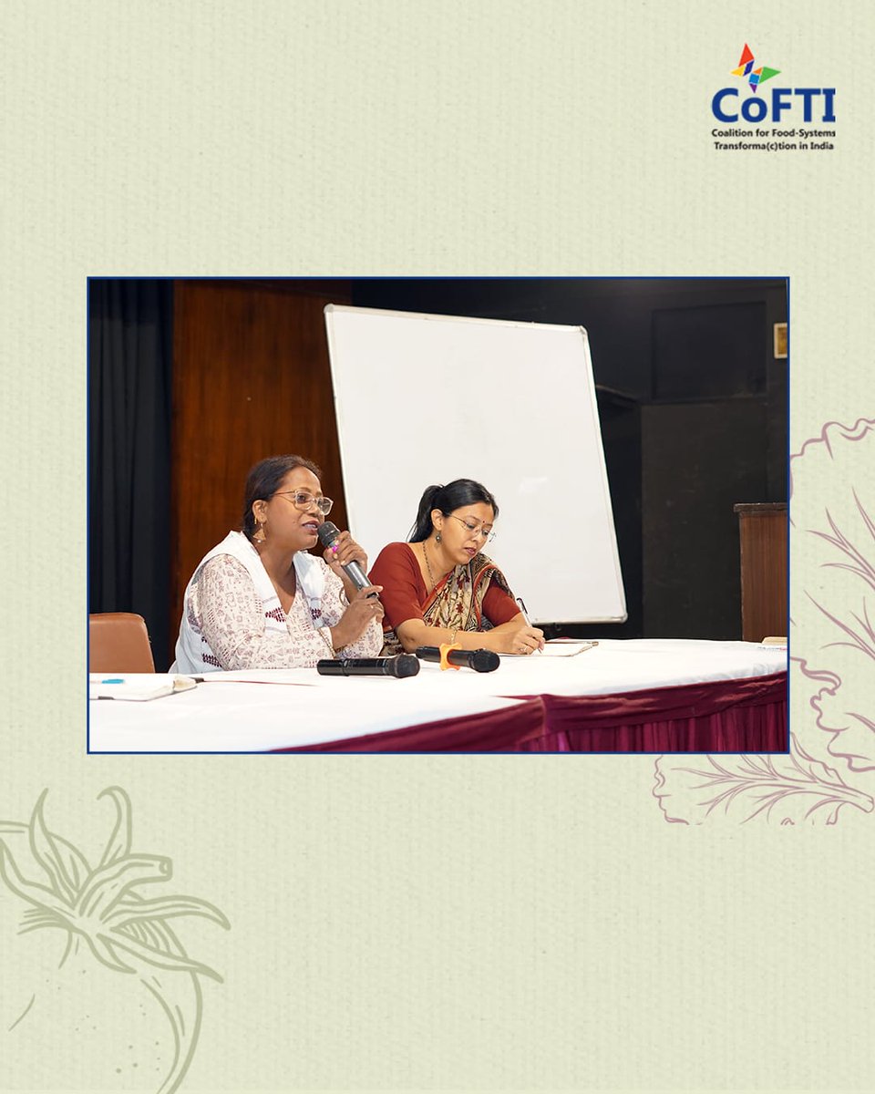 Cofti_india's tweet image. What narratives shape what’s on our plates & what gets left out?
At today’s #FoodNarratives workshop, Panel 1 explored how marginalisation, memory & power shape food systems. Indigenous wisdom isn’t an alternative- It’s essential. #JustFoodFutures #CoFTI #Agroecology #FoodJustice