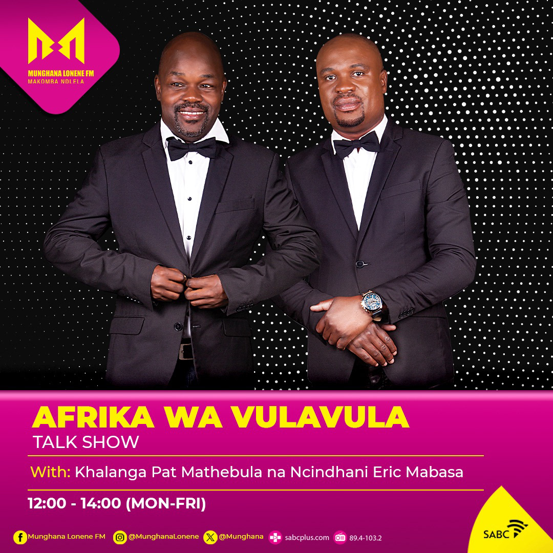 Munghana Lonene FM (@munghana) on Twitter photo Eka <a href="/Africamunghana/">Africa wa valavula</a> na <a href="/Mathebuladp/">@mathebuladp</a> hi vuhumelerisi bya @EricNcindhani31 hi langutisa ku tlangeriwa ka malembe ya 30 ya ku tumbuluxiwa ka vumbiwa bya Afrika Dzonga. Hi ta twa mavonelo ya wena eka madzolonga ya rimbewu ,lama ya humelelaka endzhaku ka loko vanhu va thalana. Eka <a href="/Africamunghana/">Africa wa valavula</a> na <a href="/Mathebuladp/">@mathebuladp</a> hi vuhumelerisi bya @EricNcindhani31 hi langutisa ku tlangeriwa ka malembe ya 30 ya ku tumbuluxiwa ka vumbiwa bya Afrika Dzonga. Hi ta twa mavonelo ya wena eka madzolonga ya rimbewu ,lama ya humelelaka endzhaku ka loko vanhu va thalana.
