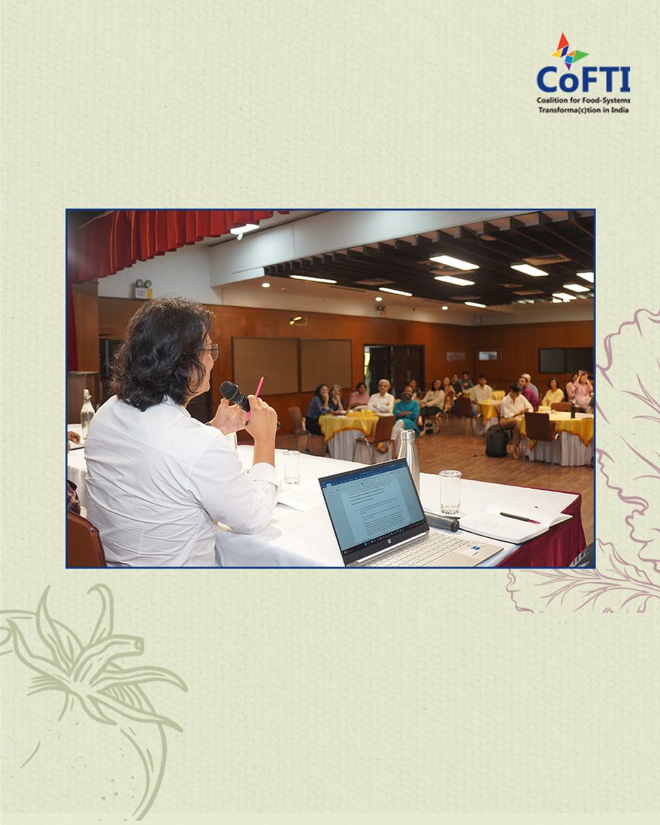 Cofti_india's tweet image. 🌿 Panel 2 at the #FoodNarratives workshop explored broken ecologies & forgotten resilience. From Pokkali fields to pastoral lands in Kutch, speakers shared how climate, policy & neglect are eroding time-tested food systems.
#JustFoodFutures #CoFTI #Agroecology #FoodJustice