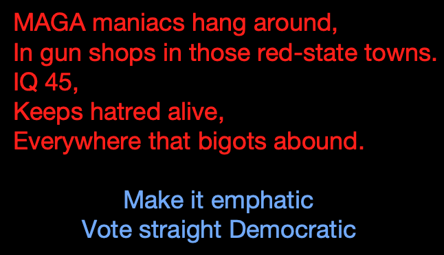 Bill Morris ๐๐๐๐๐ (@lcars24) on Twitter photo Resist List 699
<a href="/MyBelleAmie2/">MyBelle Amie๐งโโ๏ธ</a>
<a href="/TerryAnn1219/">Terry Ann ๐๐๐ : @terryann1219.bsky.social</a>
<a href="/Linlalalalalin/">LaLace</a>
<a href="/niteclubguru/">niteclubguru</a>
<a href="/Liz_M_Matthews/">Liz Matthews ๐ง๐ฆ๐ณ๏ธโ๐๐ณ๏ธโโง๏ธ๐บ๐ธ๐ฏ๐ชฌ๐๐งก๐๐ป๐</a>
<a href="/felinesfor420/">William Castillo</a>
<a href="/NathaliePogu/">nathalie โ๐ผ๐บ๐ธ๐ซ๐ท๐ช๐บ๐บ๐ฆ</a>
<a href="/markkrampus42/">mark ๐บ๐ธ ๐บ๐ฆ๐ณ๏ธโ๐๐โ</a>
<a href="/wiccanwillow186/">Willow the Wiccan</a>
<a href="/kmohwoisme/">ohwoisme</a>
<a href="/Gdady22/">Bama n Arizona G Daddy</a>
<a href="/Mimict104/">MLK</a>
<a href="/JerryWillResist/">Jerry_Saiyan</a>
<a href="/SandybSassy/">SandybSassy: ๐บ๐ธ</a>
<a href="/raymond_najor/">Raymond (Slipkid) Najor</a>
<a href="/_Dream_Out_Loud/">Dream Out Loud</a> Resist List 699
<a href="/MyBelleAmie2/">MyBelle Amie๐งโโ๏ธ</a>
<a href="/TerryAnn1219/">Terry Ann ๐๐๐ : @terryann1219.bsky.social</a>
<a href="/Linlalalalalin/">LaLace</a>
<a href="/niteclubguru/">niteclubguru</a>
<a href="/Liz_M_Matthews/">Liz Matthews ๐ง๐ฆ๐ณ๏ธโ๐๐ณ๏ธโโง๏ธ๐บ๐ธ๐ฏ๐ชฌ๐๐งก๐๐ป๐</a>
<a href="/felinesfor420/">William Castillo</a>
<a href="/NathaliePogu/">nathalie โ๐ผ๐บ๐ธ๐ซ๐ท๐ช๐บ๐บ๐ฆ</a>
<a href="/markkrampus42/">mark ๐บ๐ธ ๐บ๐ฆ๐ณ๏ธโ๐๐โ</a>
<a href="/wiccanwillow186/">Willow the Wiccan</a>
<a href="/kmohwoisme/">ohwoisme</a>
<a href="/Gdady22/">Bama n Arizona G Daddy</a>
<a href="/Mimict104/">MLK</a>
<a href="/JerryWillResist/">Jerry_Saiyan</a>
<a href="/SandybSassy/">SandybSassy: ๐บ๐ธ</a>
<a href="/raymond_najor/">Raymond (Slipkid) Najor</a>
<a href="/_Dream_Out_Loud/">Dream Out Loud</a>