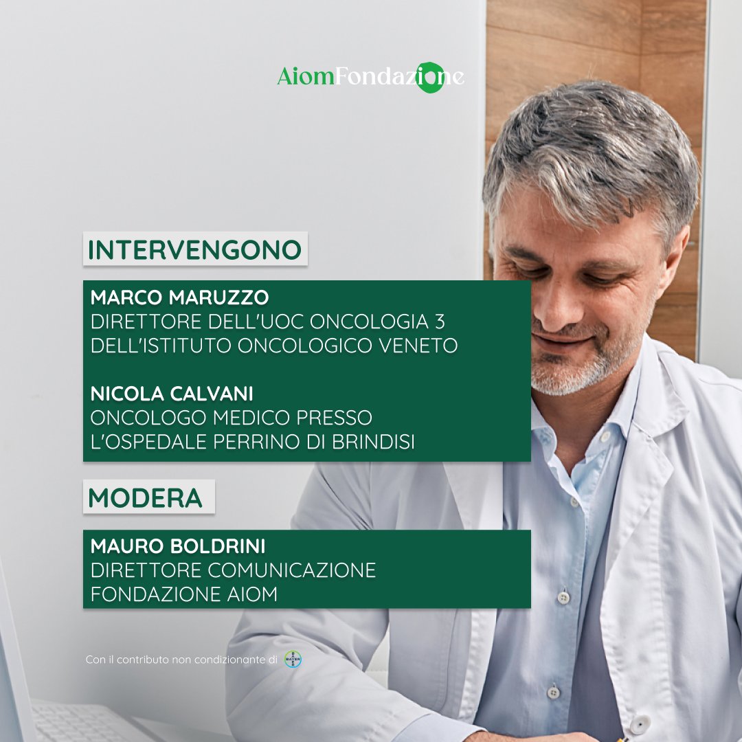Fondazione Aiom (@aiomfondazione) on Twitter photo Lunedì 30 giugno alle 17 saremo in diretta su #AIOMTv per il webinar "Tumore della prostata: nuove prospettive tra #diagnosi precoce e terapie innovative".
Seguici qui: youtube.com/live/upbh6bOrY…
#tumoredellaprostata #oncologia #cancro #fondazioneaiom
<a href="/therealmarcodoc/">Marco Maruzzo</a> Lunedì 30 giugno alle 17 saremo in diretta su #AIOMTv per il webinar "Tumore della prostata: nuove prospettive tra #diagnosi precoce e terapie innovative".
Seguici qui: youtube.com/live/upbh6bOrY…
#tumoredellaprostata #oncologia #cancro #fondazioneaiom
<a href="/therealmarcodoc/">Marco Maruzzo</a>