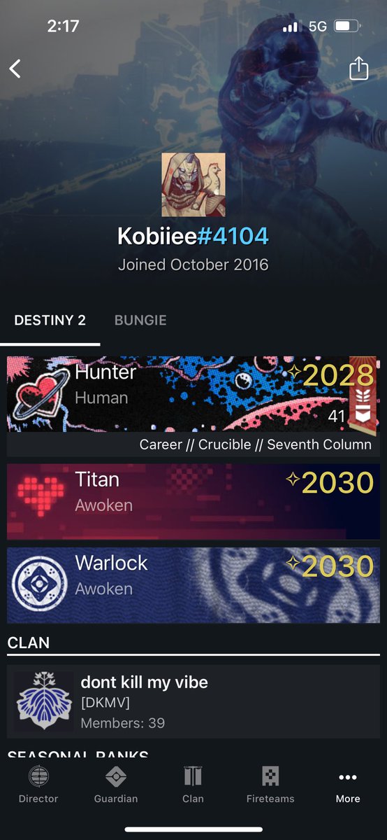Starting to get back in <a href="/DestinyTheGame/">Destiny 2</a>  but on Xbox. Hoping to get back into PC at some point. Add me if we’re not already bungie friends! A lot of my friends from PC did not carry over to Xbox! <a href="/DKMVgaming/">Don't Kill My Vibe</a> 

#destiny2