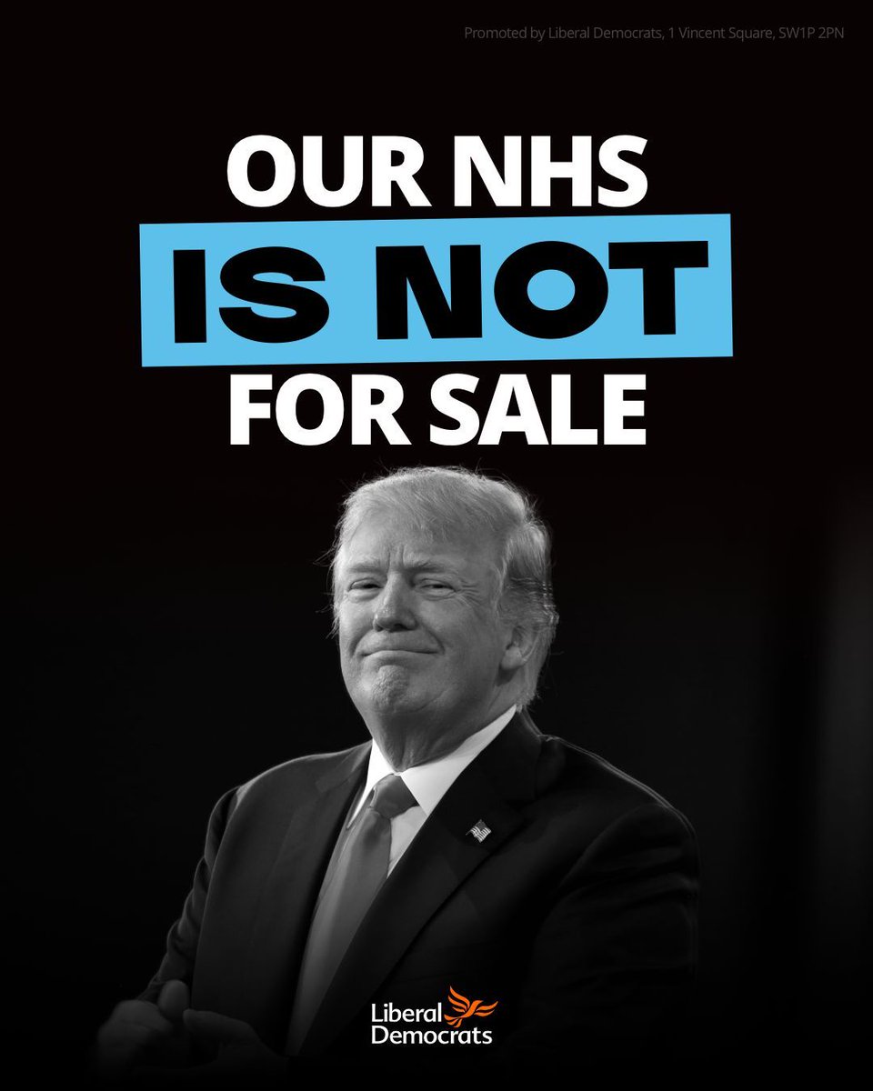 If precedent is anything to go by, Trump will be working behind the scenes to extract more concessions for his trade deal. 

We need a cast-iron guarantee that the NHS will be exempt from any kind of Trump deal and that US tech giants won't be given a tax cut.