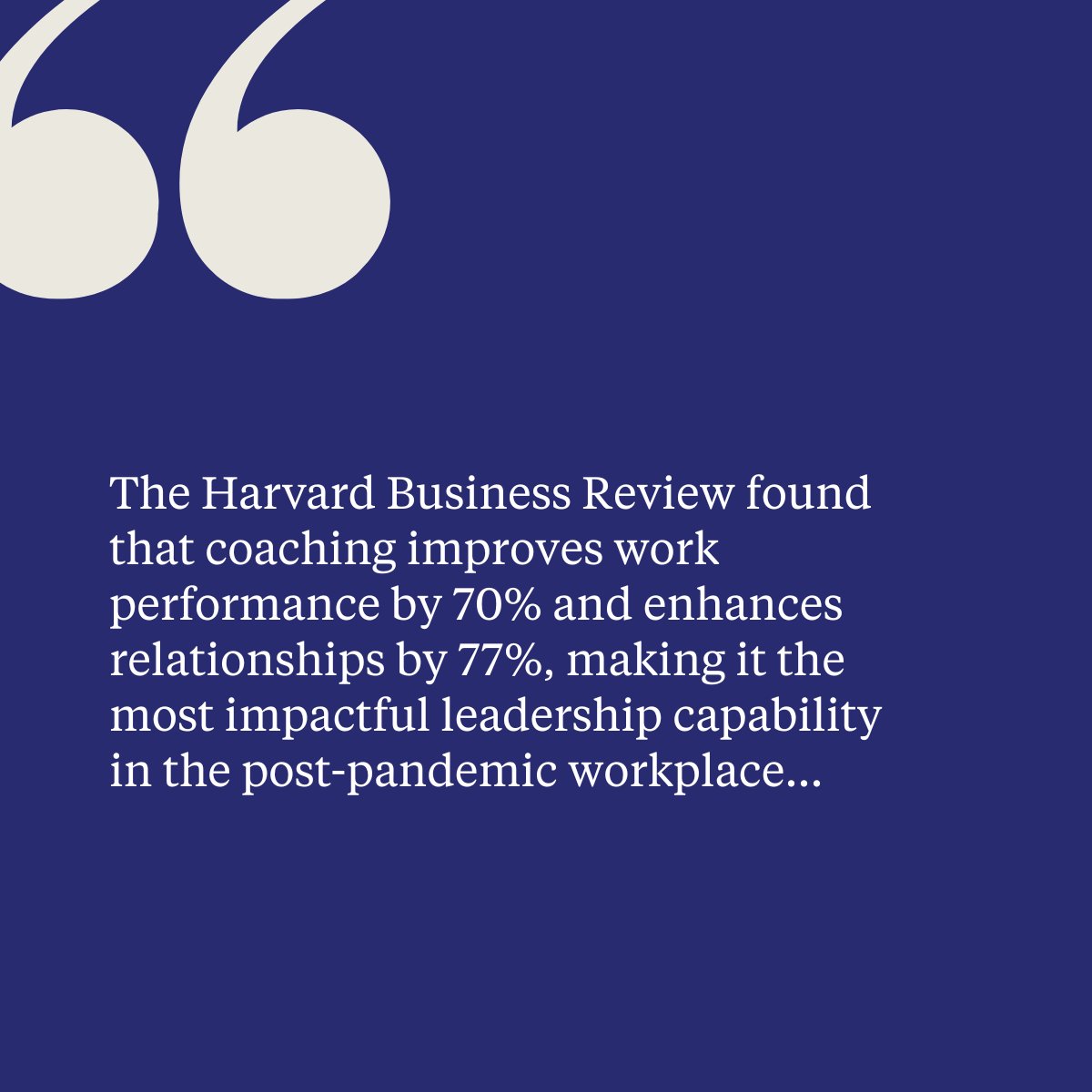 Coaching isn’t a perk - it’s a performance driver. We can help you to build a stronger and more supportive workplace with our executive coaching programmes...

 #ExecutiveCoaching #LeadershipDevelopment #CoachingCulture