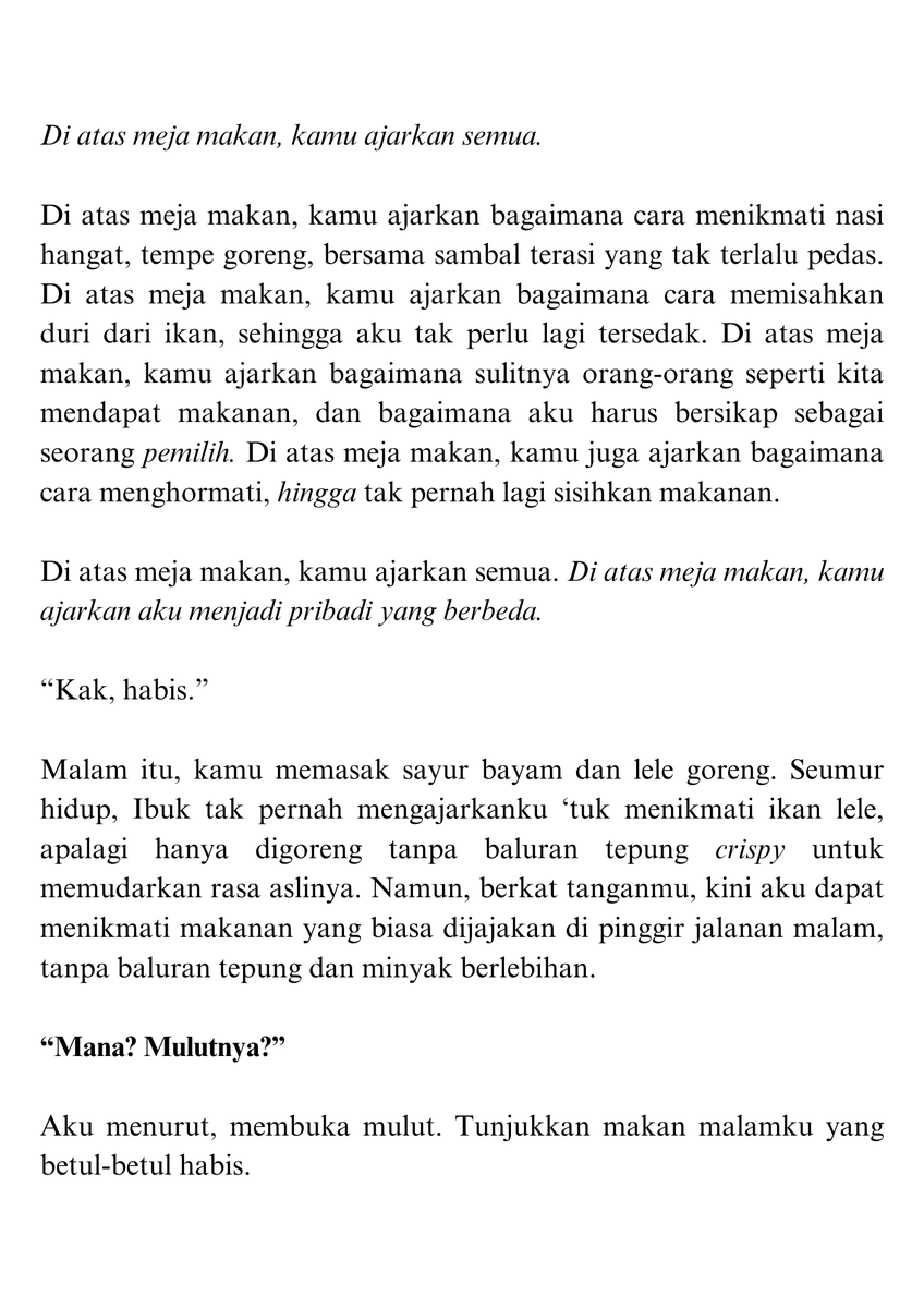ITSNYANGKO's tweet photo. ryutaes ⸻ rahasia kecil si pemilih makanan yang diajarkan untuk menghargai makanan, termasuk menghabiskan kudapan. 

#OnePrideWritingChallenge https://t.co/KH12FdQ1Eg