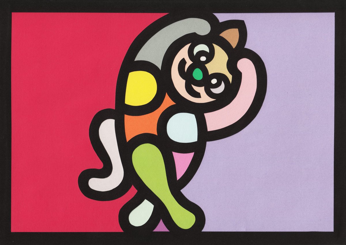 chop_pop's tweet image. #181-1 “Cat Alphabet - P” 2025,
Original art work on paper cutting with collage

ebay.com/itm/1466617808…

#catalphabet #fontdesign #popart #japonism #catdecor #naiveart #outsiderart #cardboardart #Cubism #abstract #contemporary #originalart #collage #construction 
#artnouveau #猫