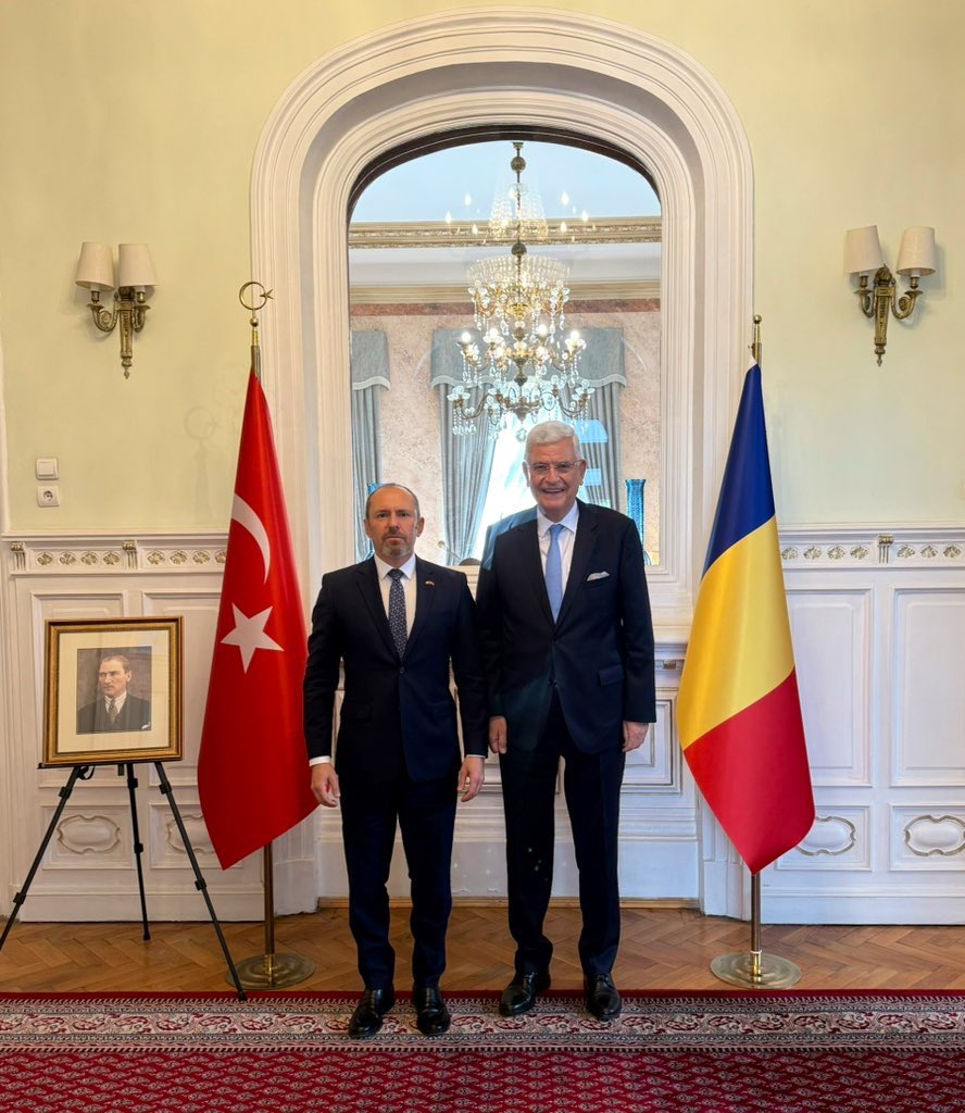 Volkan BOZKIR (@volkan_bozkir) on Twitter photo I paid a courtesy visit to HE Özgür Kıvanç Altan, Ambassador of Türkiye in Bucharest. Many thanks for the great hospitality.
🙏🇹🇷🤝🇷🇴🧿
<a href="/OzgurKAltan/">Özgür Kıvanç Altan</a> I paid a courtesy visit to HE Özgür Kıvanç Altan, Ambassador of Türkiye in Bucharest. Many thanks for the great hospitality.
🙏🇹🇷🤝🇷🇴🧿
<a href="/OzgurKAltan/">Özgür Kıvanç Altan</a>