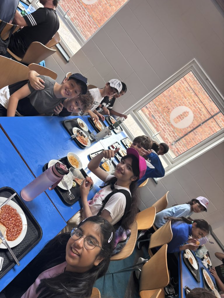 The final cafeteria meal! Thank you, PGL catering staff! 🙌 #BHPSPGL25