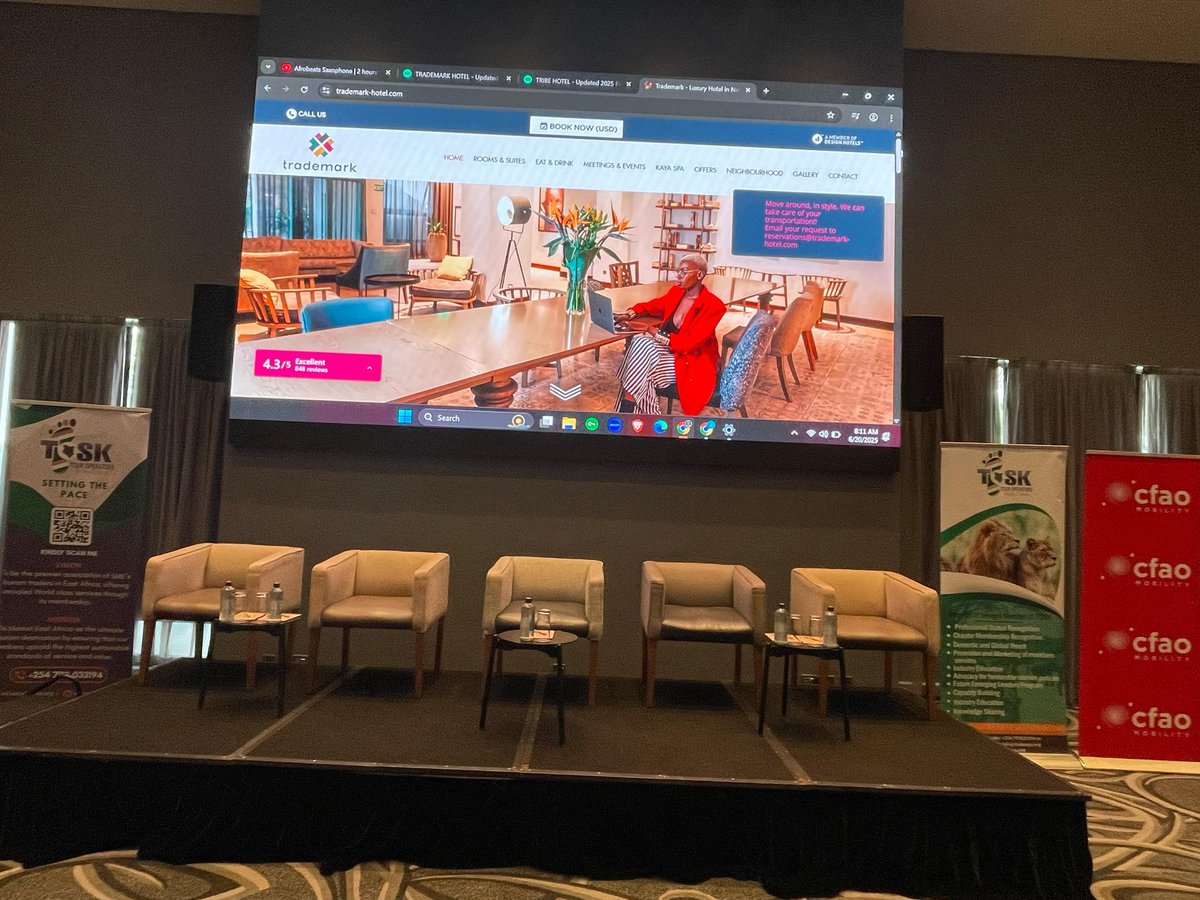 ToskKenya's tweet image. Buckle up for #ToskAGM2025 happening today at @TradeMark_Hotel Nairobi: the 9th Annual General Meeting of TOSK! With over 200 passionate members, we’re stronger than ever — united in driving growth and impact in Kenya’s tourism sector.