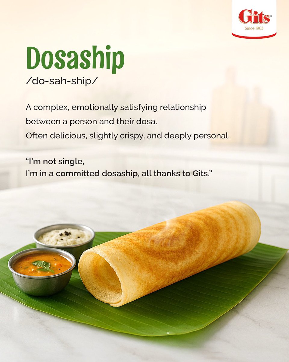 In a Dosaship? Comment ‘DOSA IS &lt;3’ if you’re in one!

#Dosa #BreakfastRecommendations #SouthIndianCuisine #Food #GITS