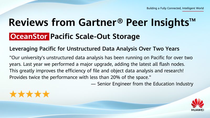 🧠💡 Brilliante Köpfe benötigen eine blitzschnelle Datenverfügbarkeit.
Die #OceanStorPacific All-Flash Scale-Out Storage-Lösung ermöglicht schnellere Einsichten mit einem kleineren Fußabdruck, ideal für wachsende Bildungseinrichtungen. Lesen Sie diese Bewertung und erfahren Sie,