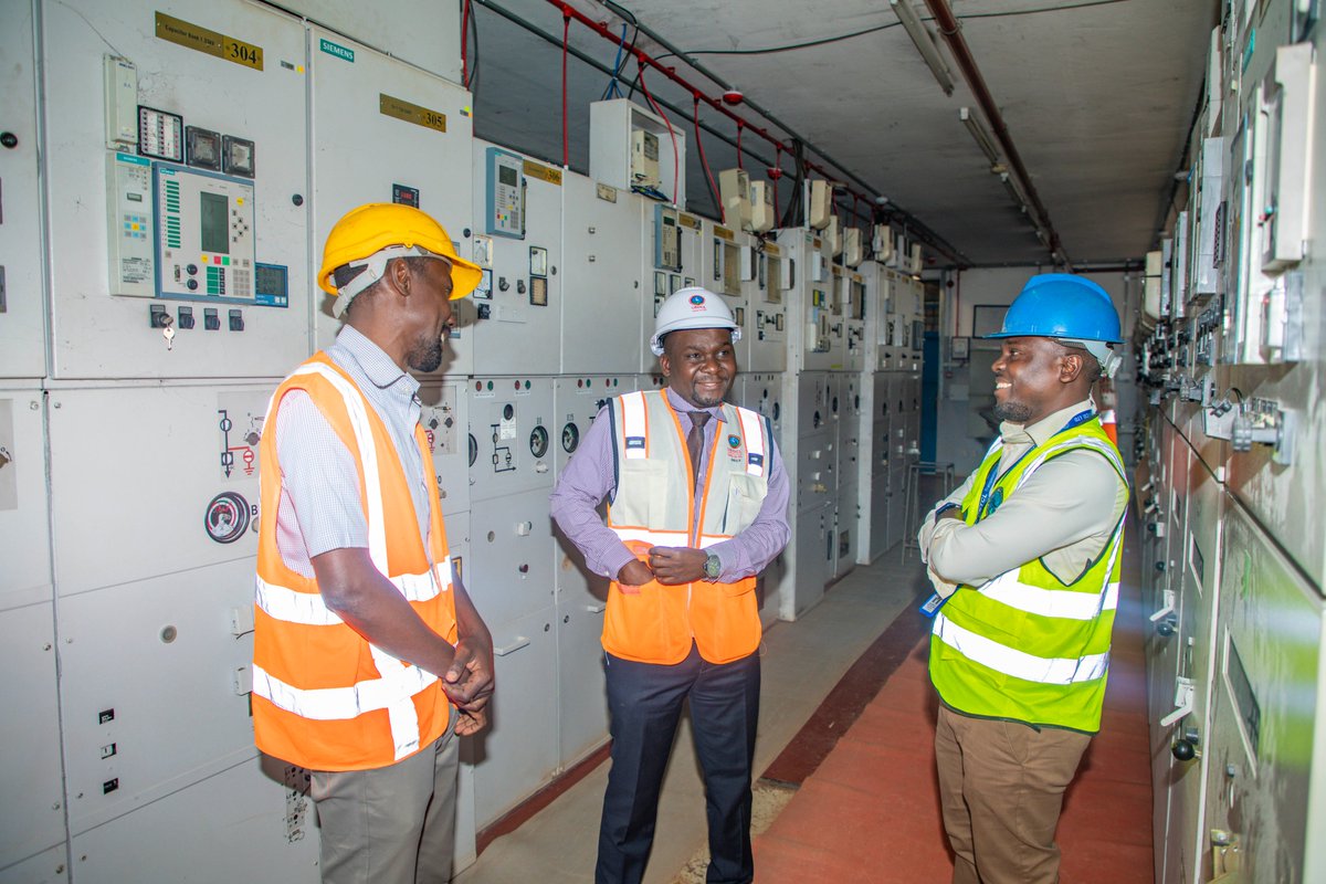 Our Head of Corporate and Stakeholder Affairs, Jonan Kiiza <a href="/UEDCLSpox/">Jonan Kiiza</a>, together with <a href="/uetcl/">UETCL</a>  Manager of Public &amp; Corporate Communications, Muhammad Lubogo, visited the UETCL Mutundwe Substation to assess the progress of the fire depressurisation system installation works, which